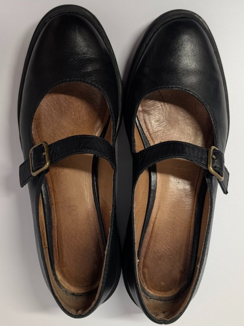 Madewell The Freya Platform Lugsole Mary Jane in True Black - Picture 6 of 16